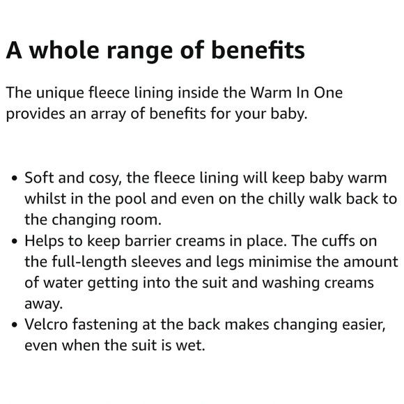 Splash About Warm in One Baby Wetsuit - Picture 12 of 12